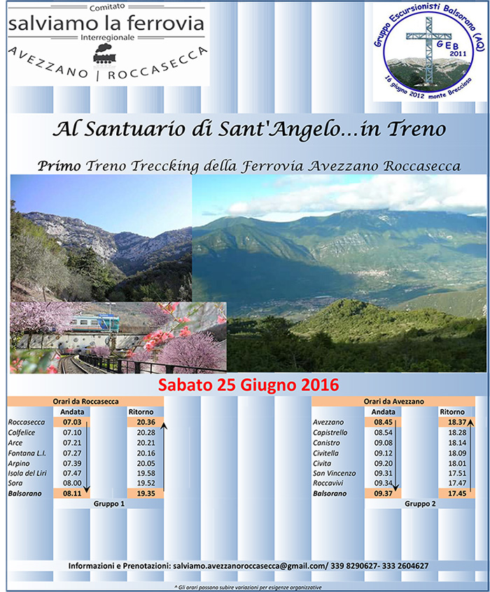 Treno Trekking 2016