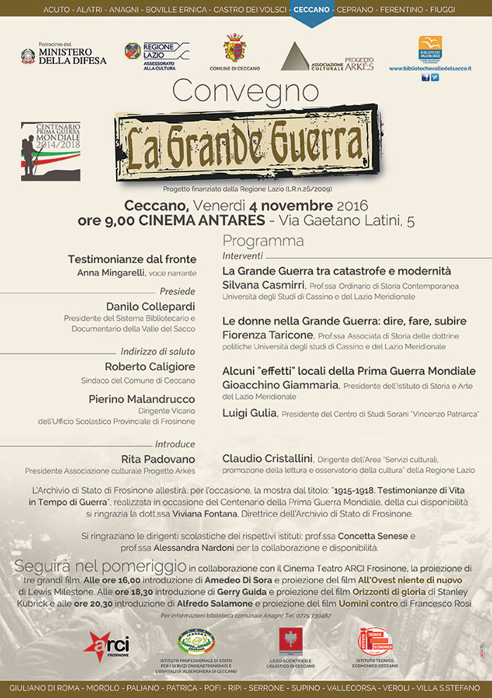 Convegno La Grande Guerra