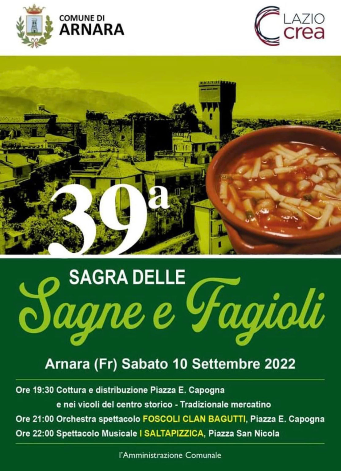 Sagra delle Sagne e Fagioli - Benvenuti in Ciociaria in provincia di ...