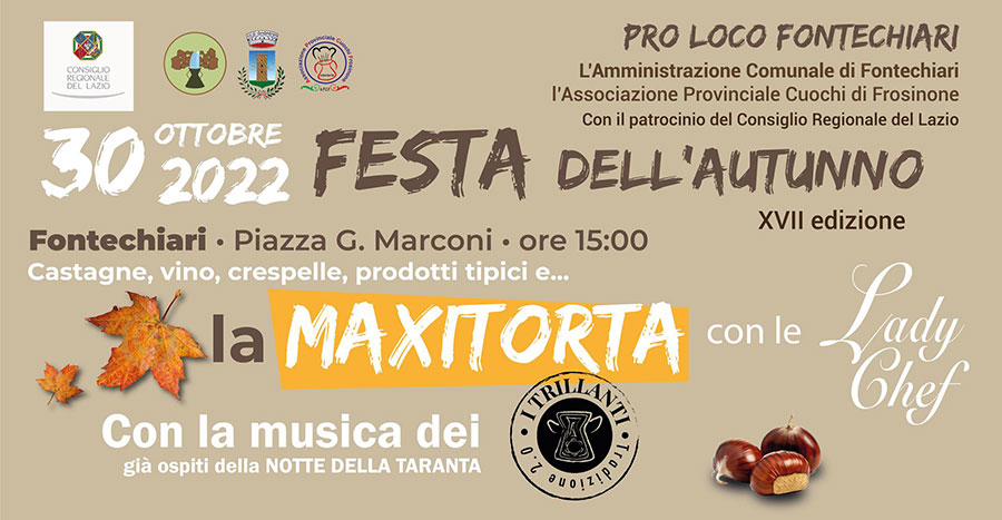 Festa dell'Autunno con la Maxitorta