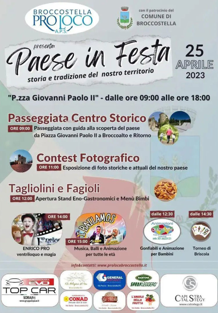 Paese In Festa - Benvenuti In Ciociaria In Provincia Di Frosinone