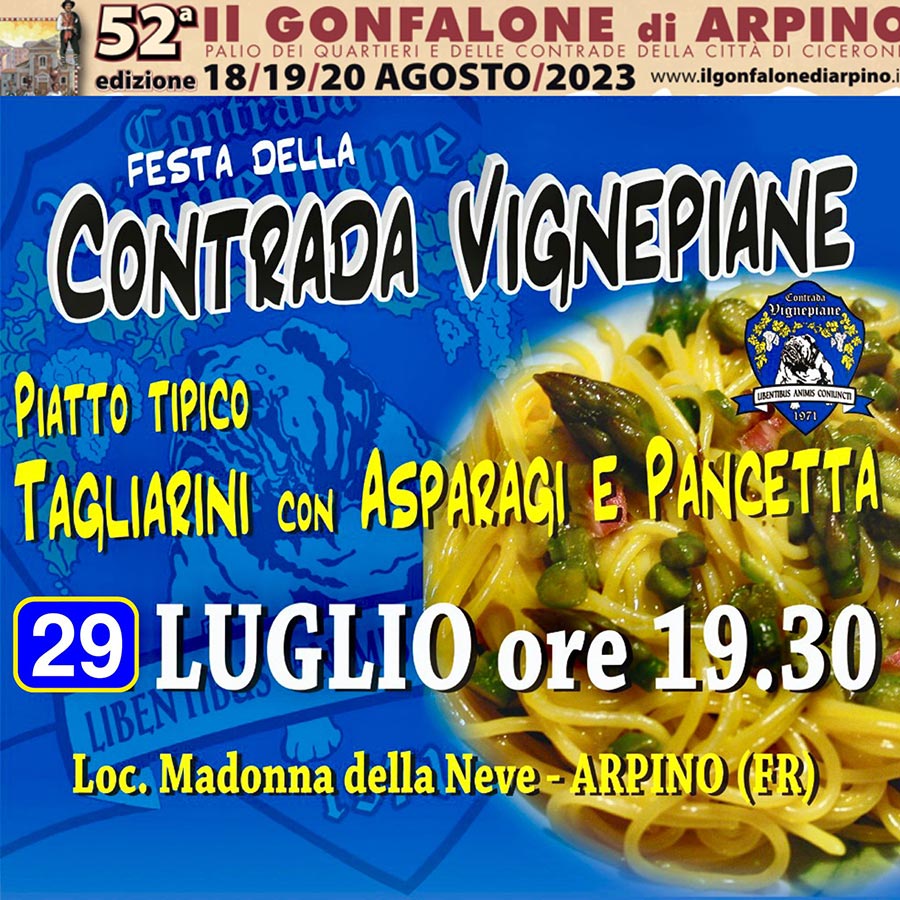 Festa della Contrada Vignepiane - Benvenuti in Ciociaria in provincia ...