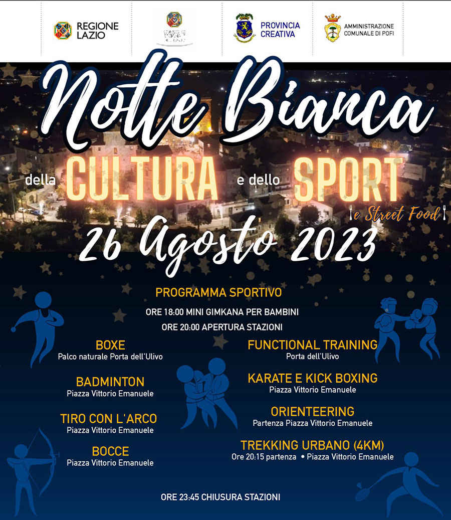 Notte Bianca Pofi 2023