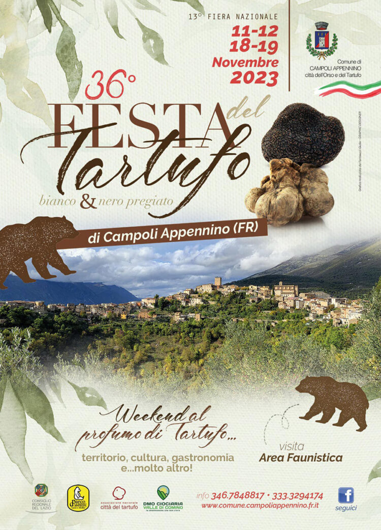 Festa Del Tartufo Bianco & Nero Pregiato Di Campoli Appennino ...