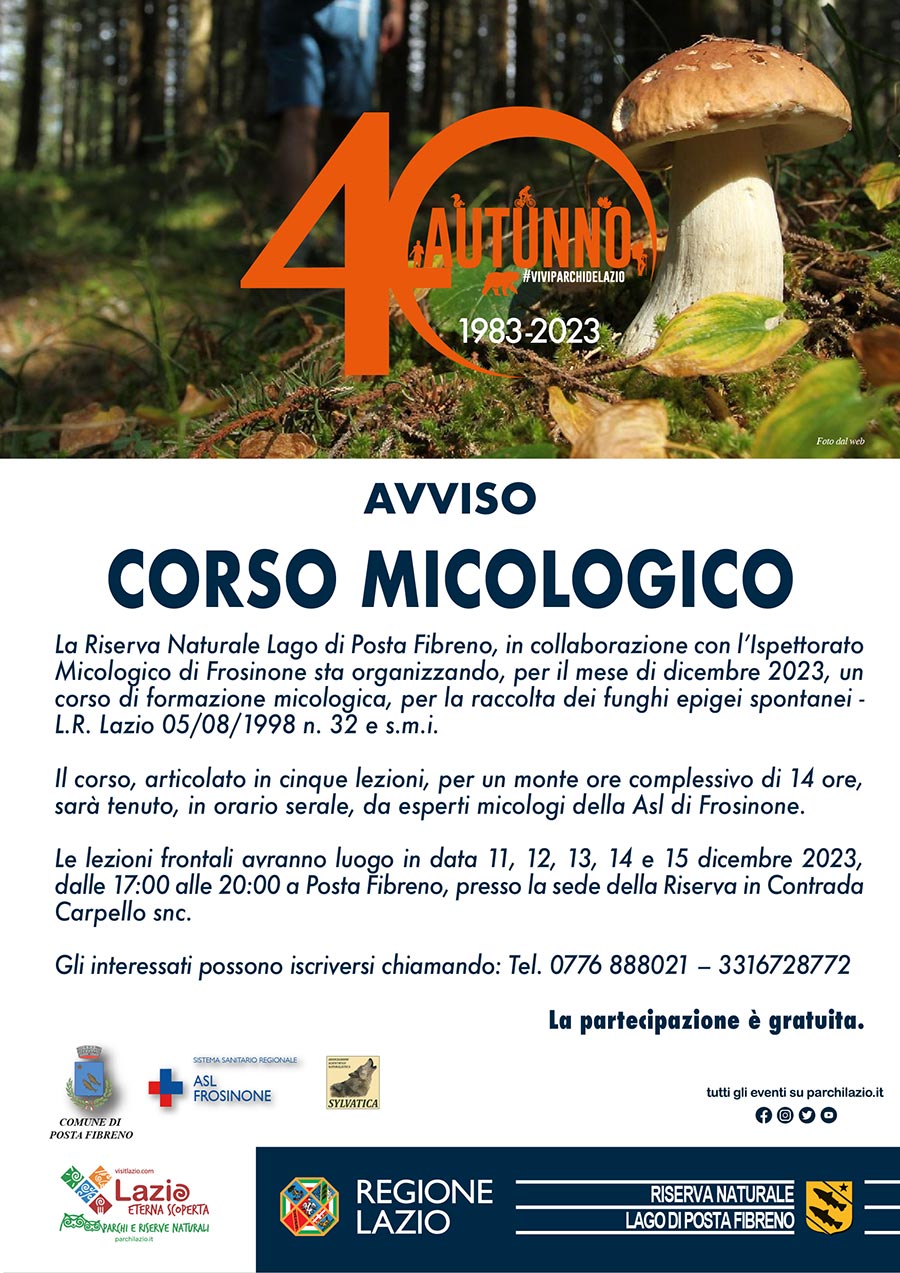 Corso di Formazione Micologica