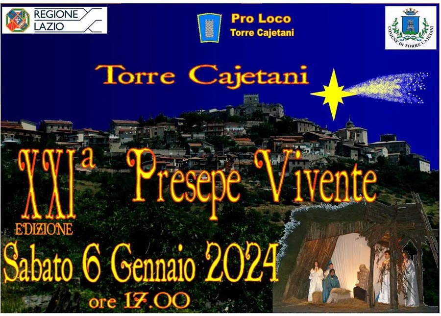 Presepe Vivente Torre Cajetani 2023