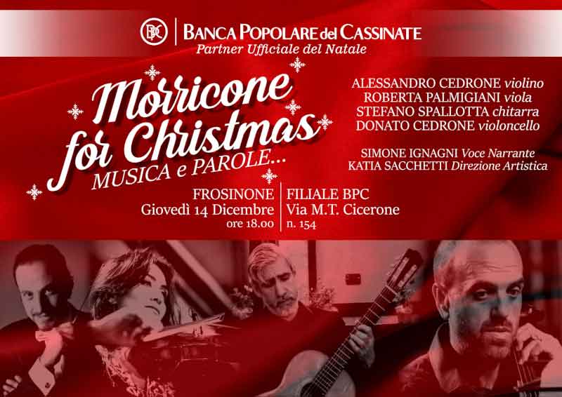 Morricone for Christmas: musica e parole