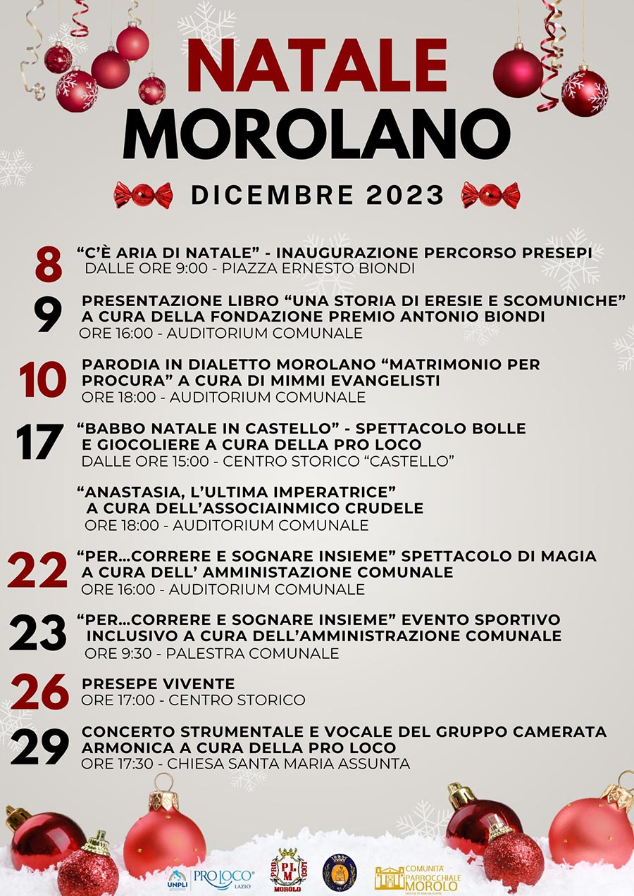 Natale Morolano 2023