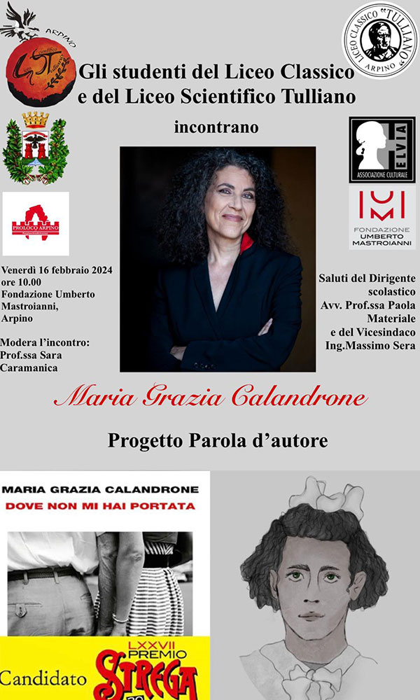 Incontro con Maria Grazia Calandrone