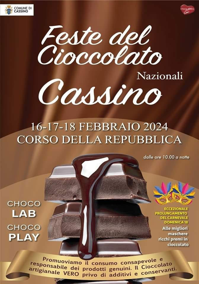 Feste del Cioccolato Nazionali Cassino 2024