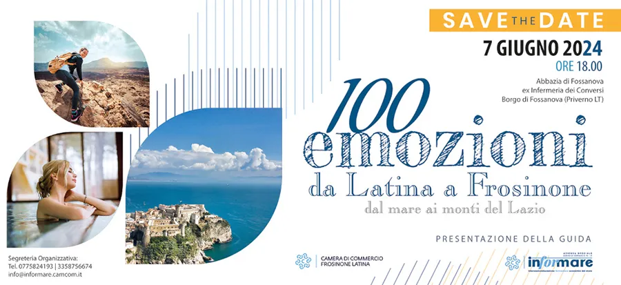 Presentazione Guida "100 Emozioni da Latina a Frosinone"