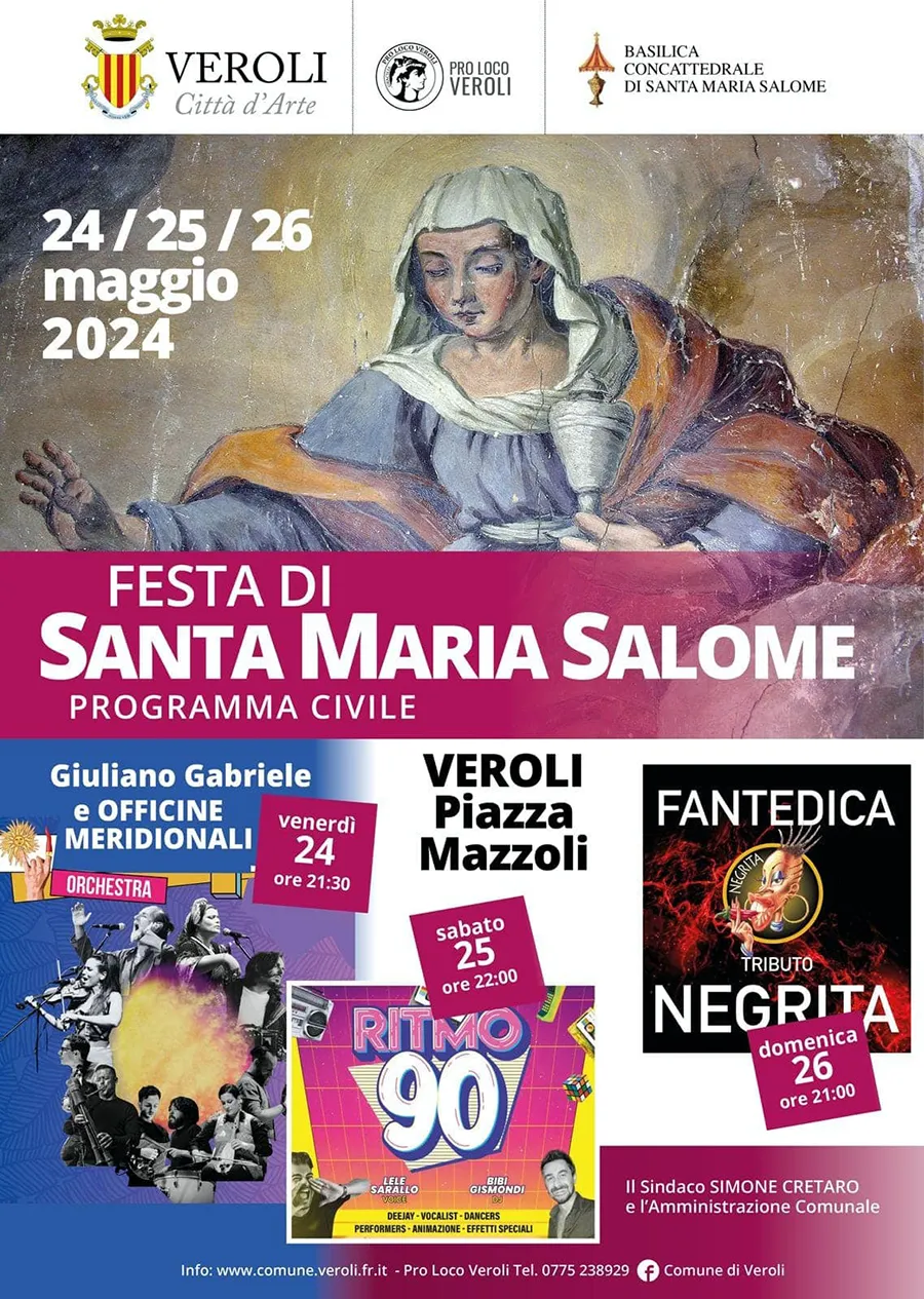 Festa di Santa Maria Salome 2024 Veroli