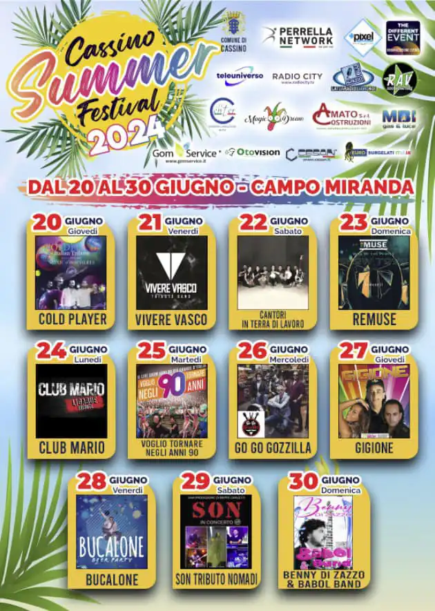 Cassino Summer Festival 2024