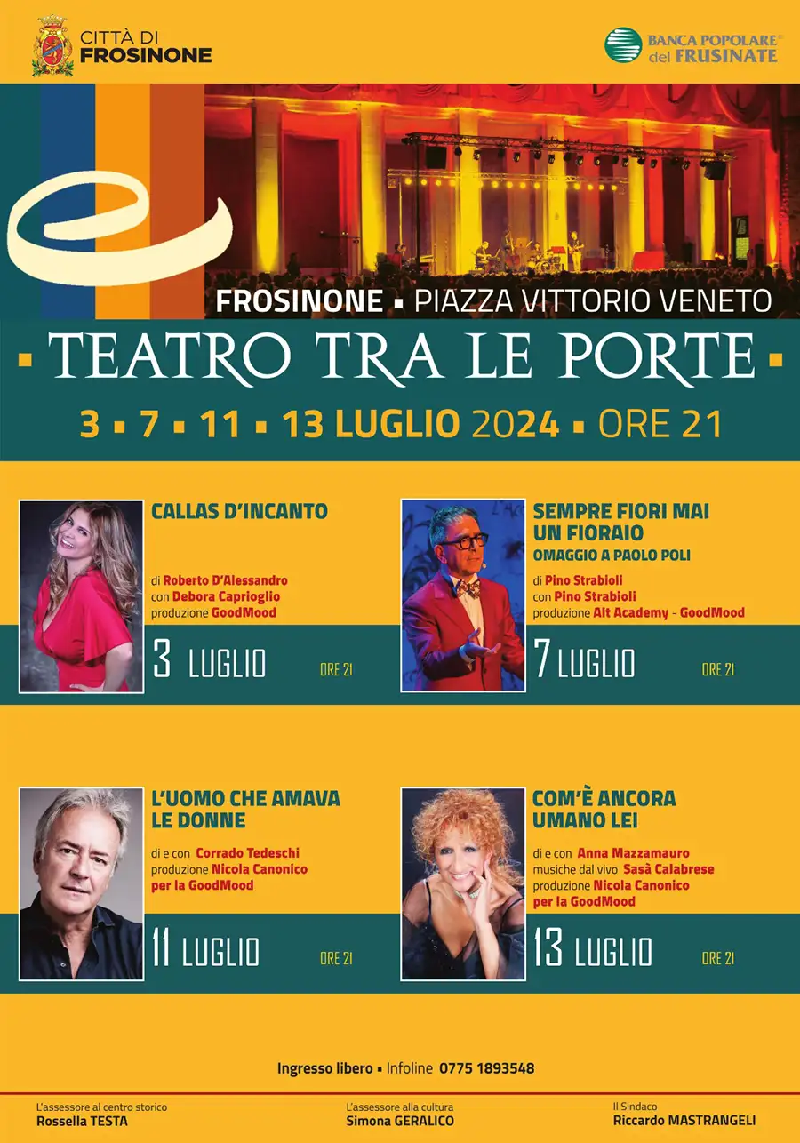 Teatro Tra le Porte 2024 Frosinone