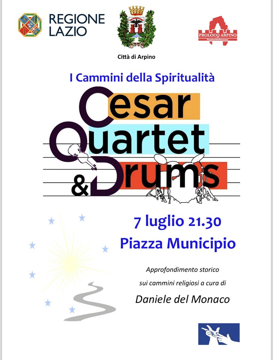 I Cammini della Spiritualità - Cesar Quartet & Drums