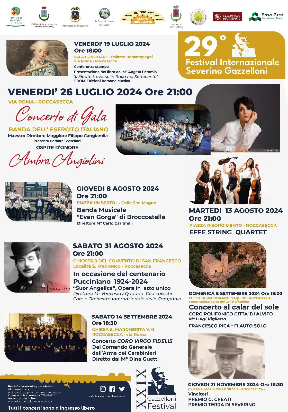 XXIX Festival Internazionale Severino Gazzelloni