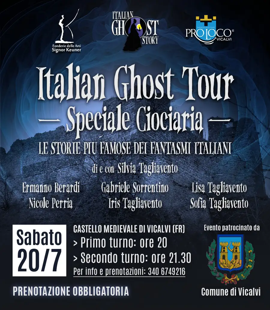 Italian Ghost Tour 20254 Vicalvi