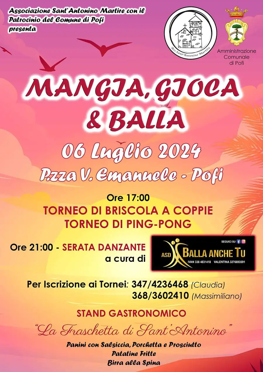 Mangia Gioca & Balla 2024 Pofi