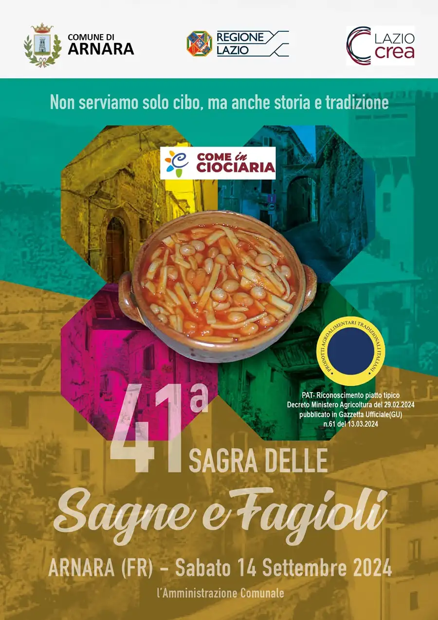 Sagra delle Sagne e Fagioli Arnara 2024