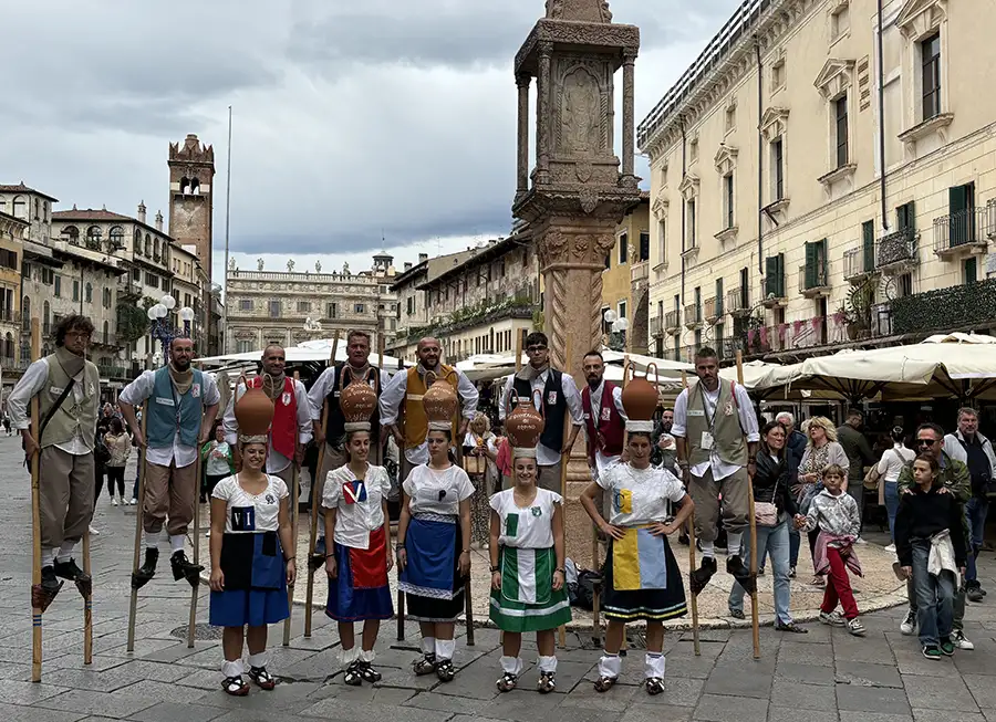 La Corsa con la Cannata a Tocatì Verona 2024