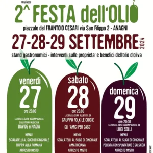 Festa dell'Olio 2024 Anagni