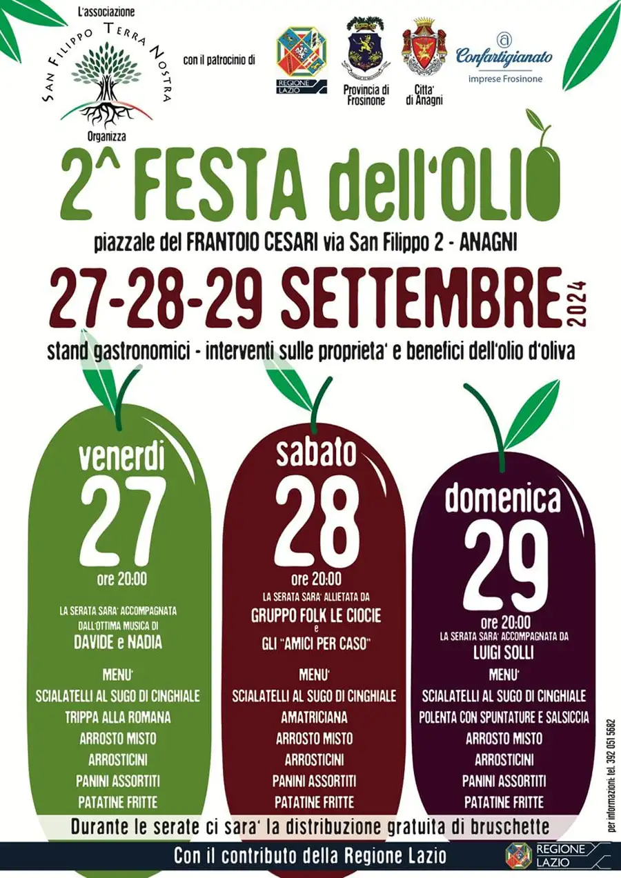 Festa dell'Olio 2024 Anagni