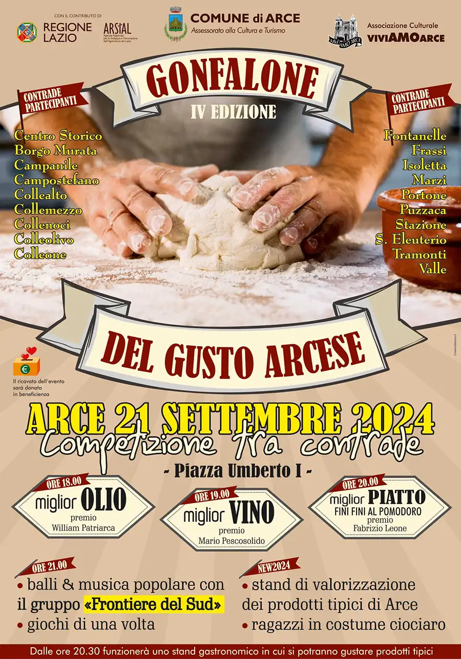 Il Gonfalone del Gusto Arcese 2024