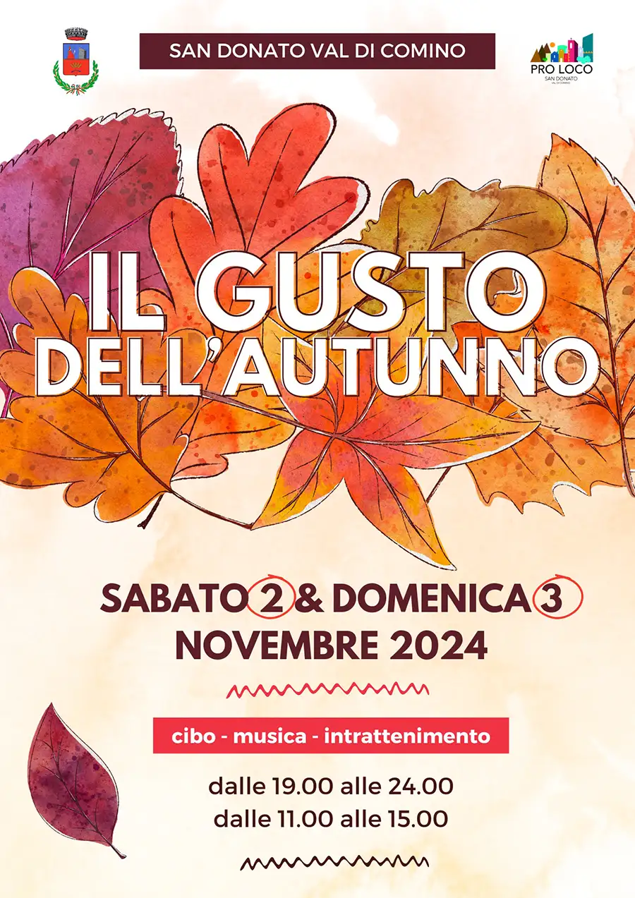 Il Gusto dell'Autunno 2024 San Donato Val di Comino