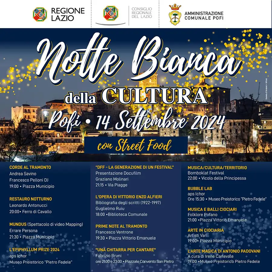 Notte Bianca della Cultura 2024