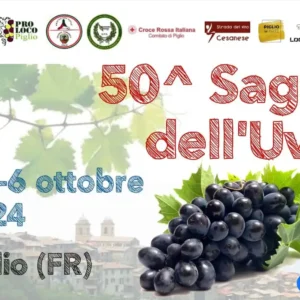 50ª Sagra dell'Uva Piglio 2024