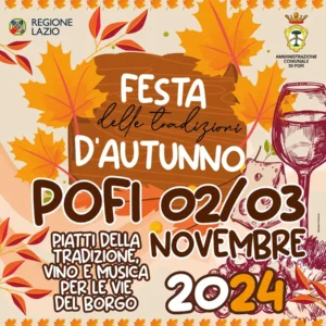 Festa Tradizioni Autunno 2024 Pofi