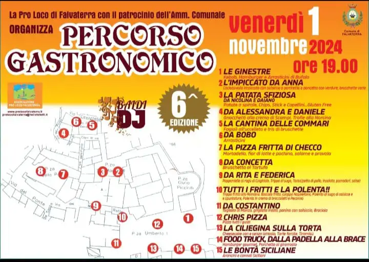 Percorso Gastronomico a Falvaterra