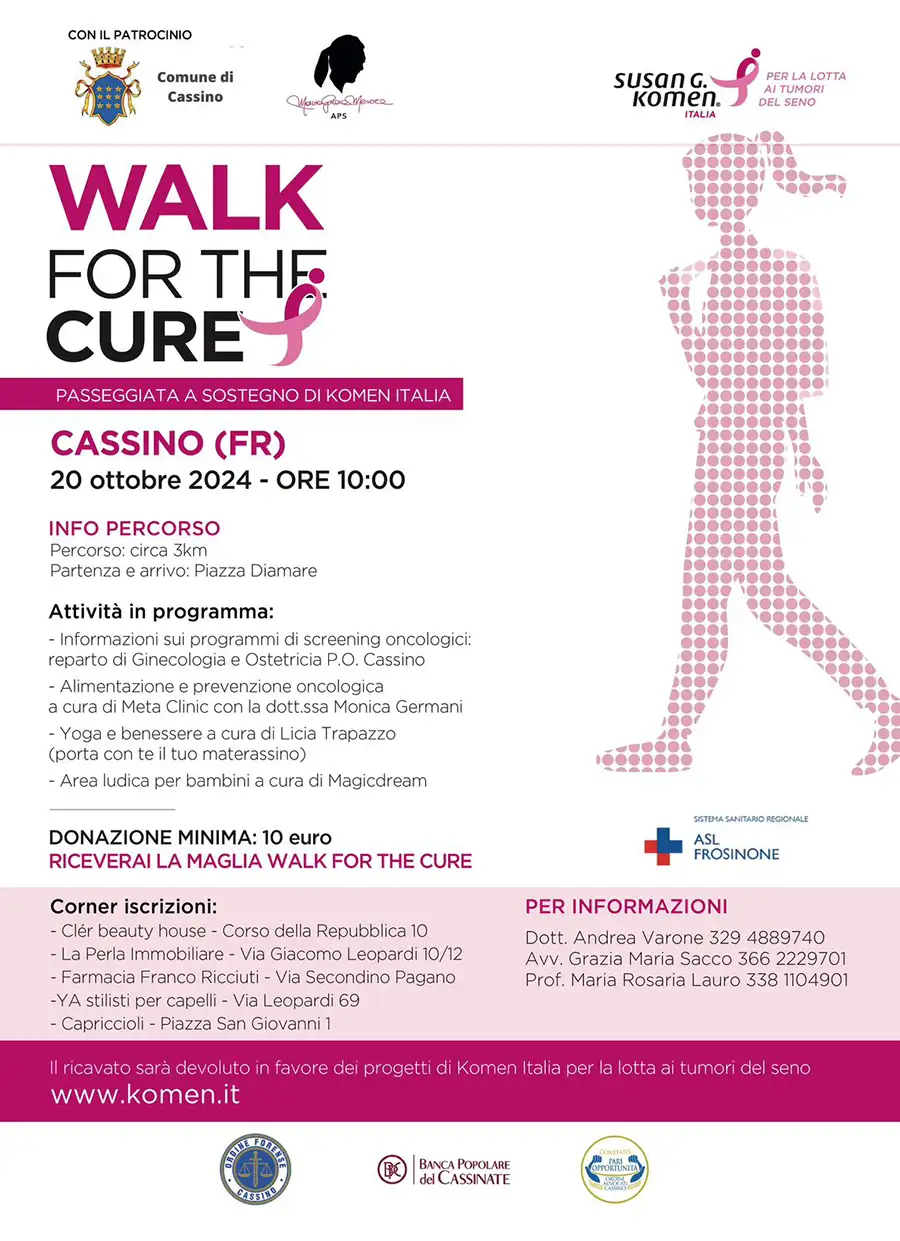 Walk for the Cure Cassino 2024