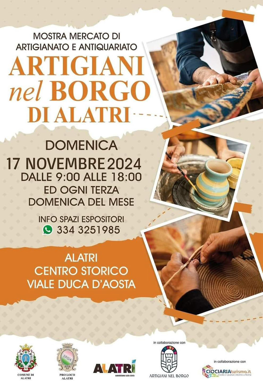 Artigiani nel Borgo di Alatri 2024