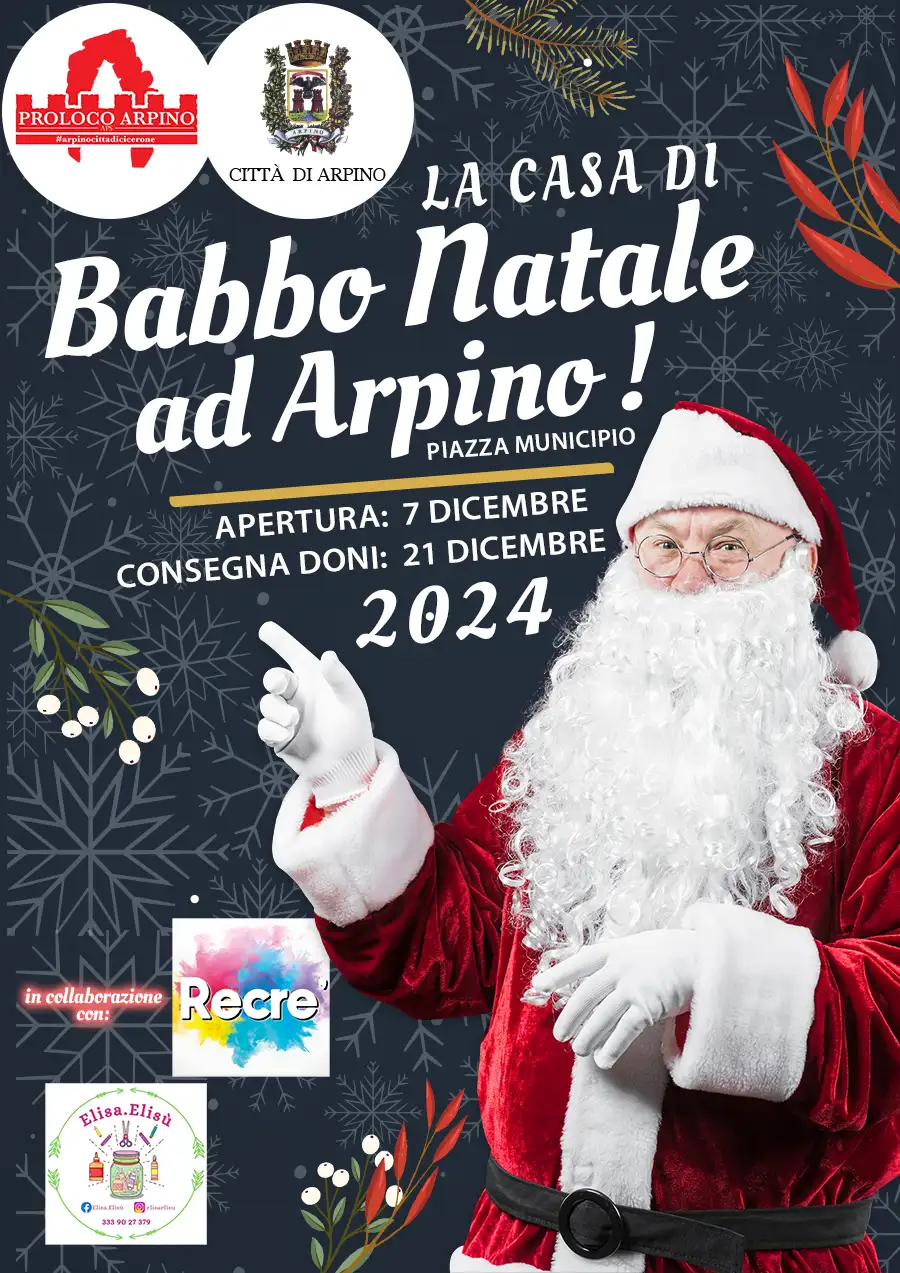 La Casa di Babbo Natale ad Arpino !