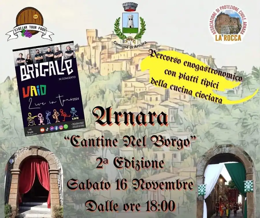 Cantine nel Borgo Arnara 2024