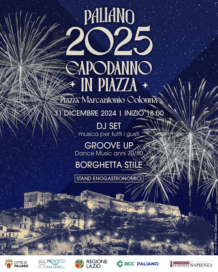 Capodanno 2025 in piazza a Paliano