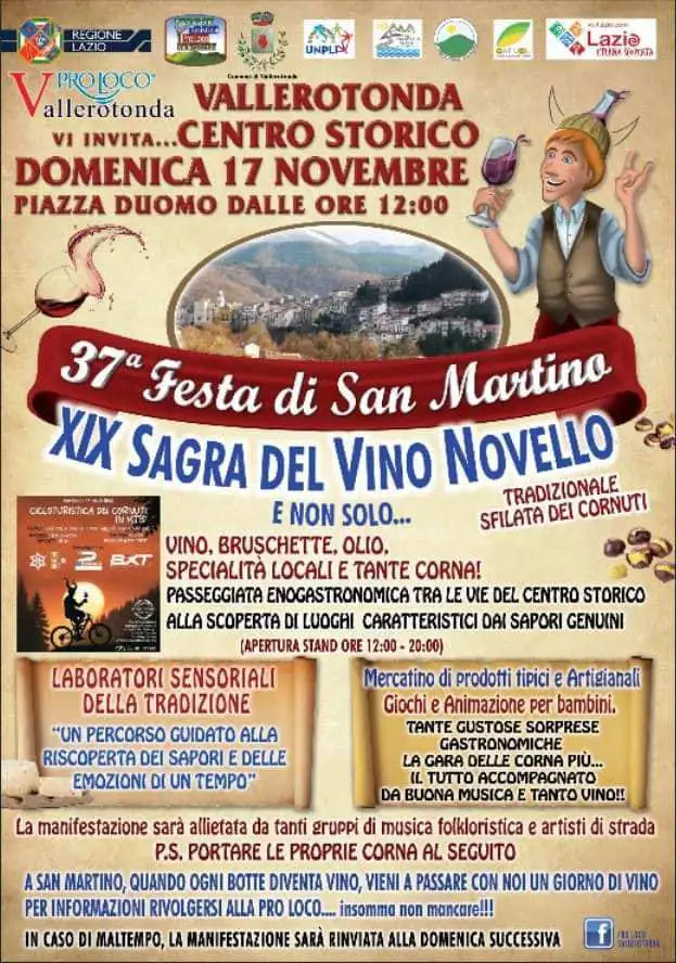 Festa di San Martino e Sagra del Vino Novello 2024