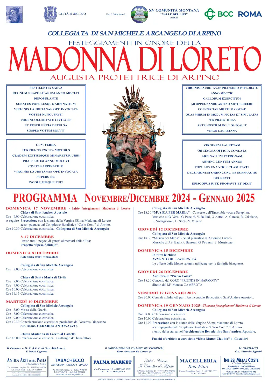 Festeggiamenti in onore della Madonna di Loreto