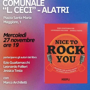 Presentazione Libro “Nice to Rock You” 2024