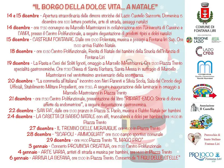 Il Borgo della Dolce vita a Natale