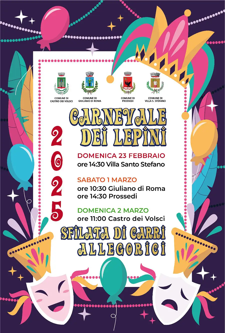 Carnevale dei Lepini 2025