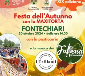 Festa dell'Autunno con la Maxitorta 2024