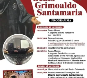 Festeggiamenti per il Beato Grimoaldo Santamaria