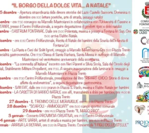 Il Borgo della Dolce vita a Natale