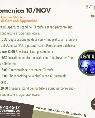 Festa del Tartufo di Campoli Appennino 2024