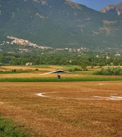 Deltaplano in Valle di Comino